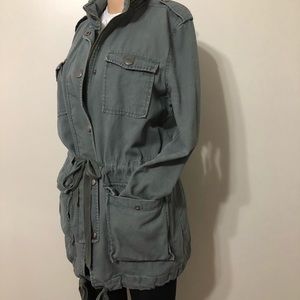 Ladies Olive Green Casual Jacket
